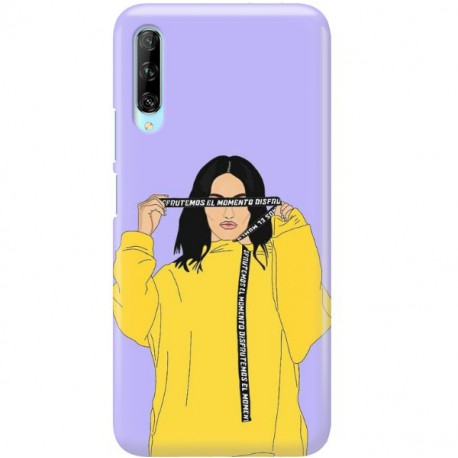 ETUI CLEAR NA TELEFON HUAWEI P SMART PRO / HONOR Y9S REBEL GIRL