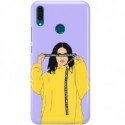 ETUI CLEAR NA TELEFON HUAWEI Y9 2019 REBEL GIRL