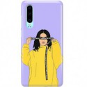 ETUI CLEAR NA TELEFON HUAWEI P30 REBEL GIRL