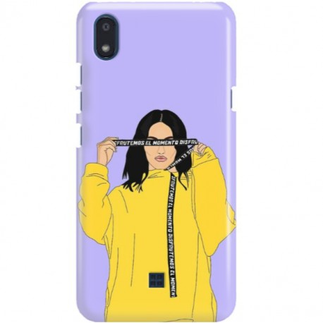 ETUI CLEAR NA TELEFON LG K20 REBEL GIRL