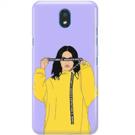 ETUI CLEAR NA TELEFON LG K30 2019 REBEL GIRL
