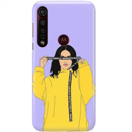 ETUI CLEAR NA TELEFON MOTOROLA MOTO G8 PLUS REBEL GIRL