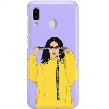 ETUI CLEAR NA TELEFON SAMSUNG GALAXY A20E REBEL GIRL