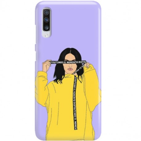 ETUI CLEAR NA TELEFON SAMSUNG GALAXY A70 REBEL GIRL