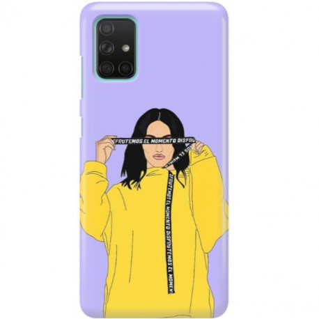 ETUI CLEAR NA TELEFON SAMSUNG GALAXY A71 REBEL GIRL