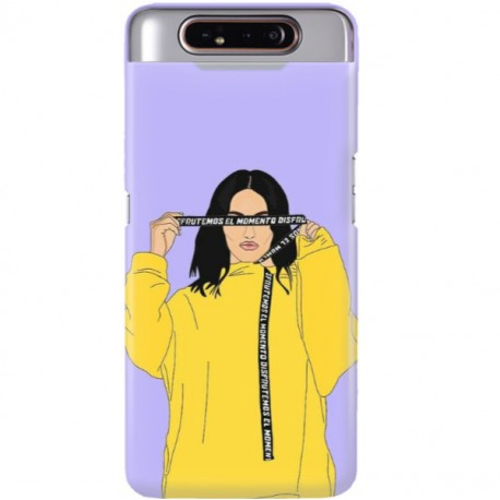 ETUI CLEAR NA TELEFON SAMSUNG GALAXY A80 REBEL GIRL