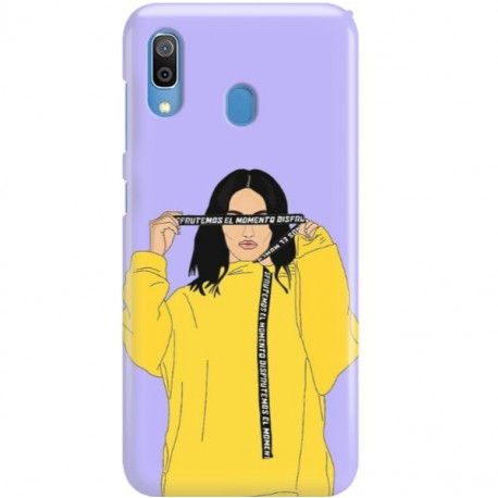 ETUI CLEAR NA TELEFON SAMSUNG GALAXY A30 REBEL GIRL