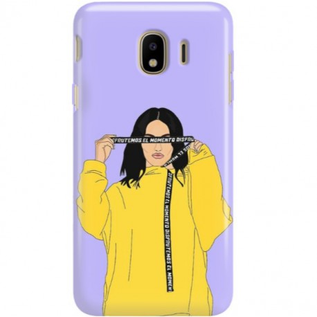 ETUI CLEAR NA TELEFON SAMSUNG GALAXY J4 2018 REBEL GIRL