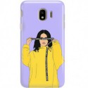ETUI CLEAR NA TELEFON SAMSUNG GALAXY J4 2018 REBEL GIRL