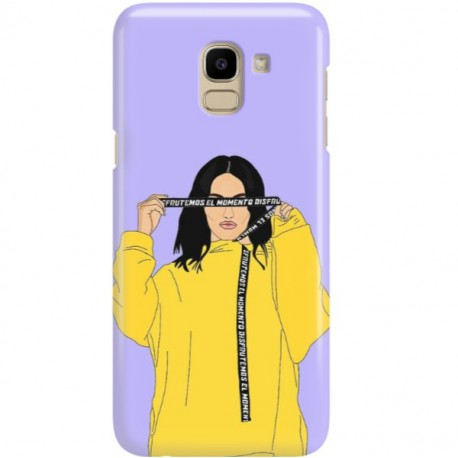 ETUI CLEAR NA TELEFON SAMSUNG GALAXY J6 2018 REBEL GIRL