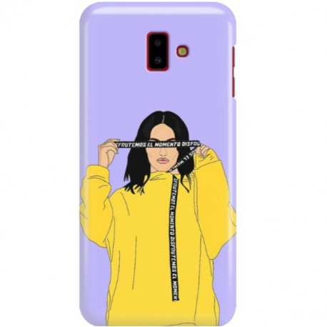ETUI CLEAR NA TELEFON SAMSUNG GALAXY J6 PLUS 2018 REBEL GIRL