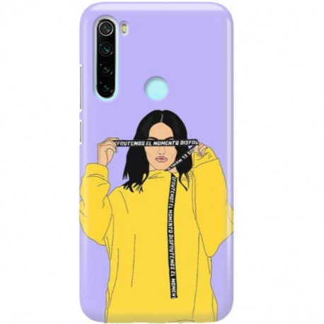 ETUI CLEAR NA TELEFON XIAOMI REDMI NOTE 8 REBEL GIRL
