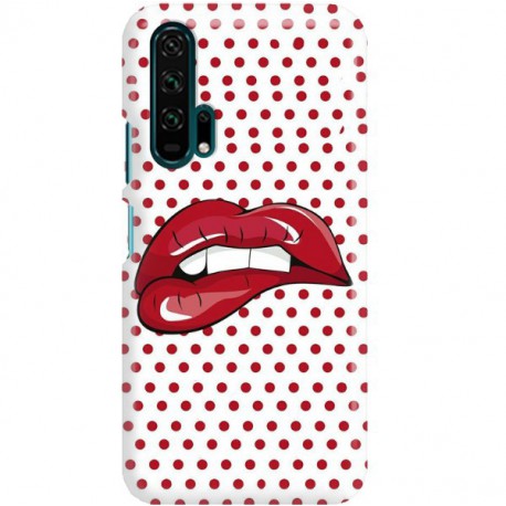 ETUI CLEAR NA TELEFON HUAWEI HONOR 20 PRO RED LIPS