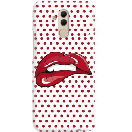 ETUI CLEAR NA TELEFON HUAWEI MATE 20 LITE RED LIPS
