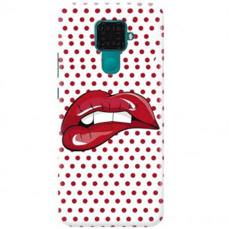 ETUI CLEAR NA TELEFON HUAWEI MATE 30 LITE RED LIPS
