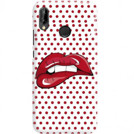 ETUI CLEAR NA TELEFON HUAWEI P20 LITE 2019 / NOVA 5I RED LIPS