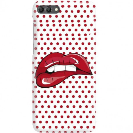 ETUI CLEAR NA TELEFON HUAWEI Y9 2018 RED LIPS
