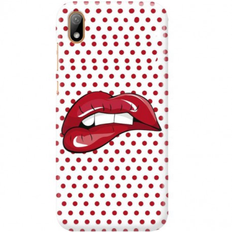 ETUI CLEAR NA TELEFON HUAWEI Y5 2019 RED LIPS