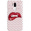 ETUI CLEAR NA TELEFON LG G7 RED LIPS