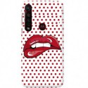 ETUI CLEAR NA TELEFON MOTOROLA MOTO G8 PLUS RED LIPS