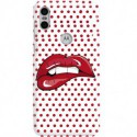 ETUI CLEAR NA TELEFON MOTOROLA MOTO ONE RED LIPS