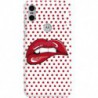 ETUI CLEAR NA TELEFON MOTOROLA MOTO ONE RED LIPS