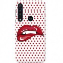 ETUI CLEAR NA TELEFON MOTOROLA MOTO ONE MACRO RED LIPS