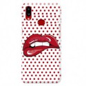 ETUI CLEAR NA TELEFON SAMSUNG GALAXY A10S RED LIPS
