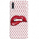 ETUI CLEAR NA TELEFON SAMSUNG GALAXY A70 RED LIPS