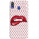 ETUI CLEAR NA TELEFON SAMSUNG GALAXY M20 RED LIPS
