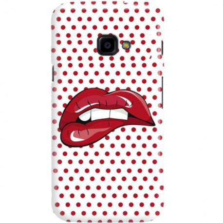ETUI CLEAR NA TELEFON SAMSUNG GALAXY XCOVER 4 RED LIPS