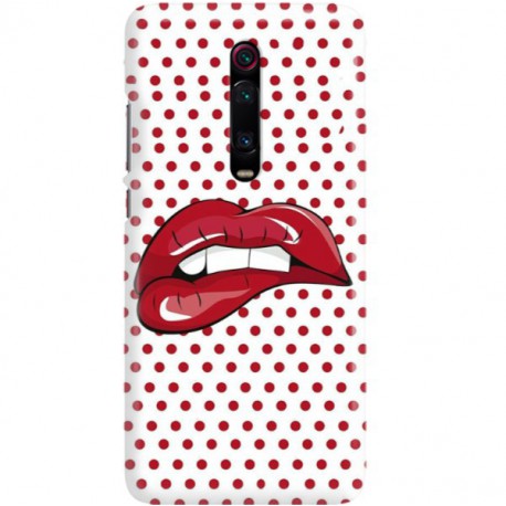 ETUI CLEAR NA TELEFON XIAOMI REDMI K20 RED LIPS