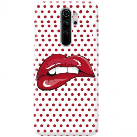 ETUI CLEAR NA TELEFON XIAOMI REDMI NOTE 8 PRO RED LIPS