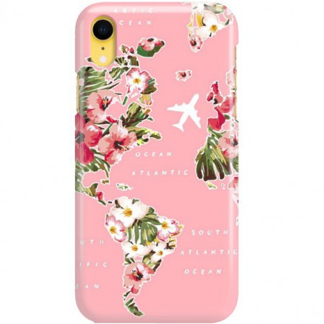 ETUI CLEAR NA TELEFON APPLE IPHONE XR SAMOLOTEM PO ŚWIECIE