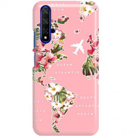 ETUI CLEAR NA TELEFON HUAWEI HONOR 20 SAMOLOTEM PO ŚWIECIE