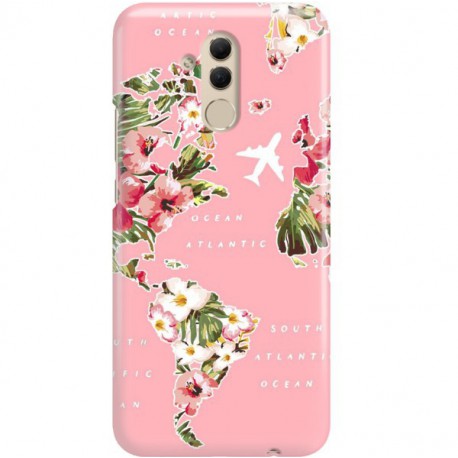 ETUI CLEAR NA TELEFON HUAWEI MATE 20 LITE SAMOLOTEM PO ŚWIECIE