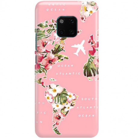 ETUI CLEAR NA TELEFON HUAWEI MATE 20 PRO SAMOLOTEM PO ŚWIECIE