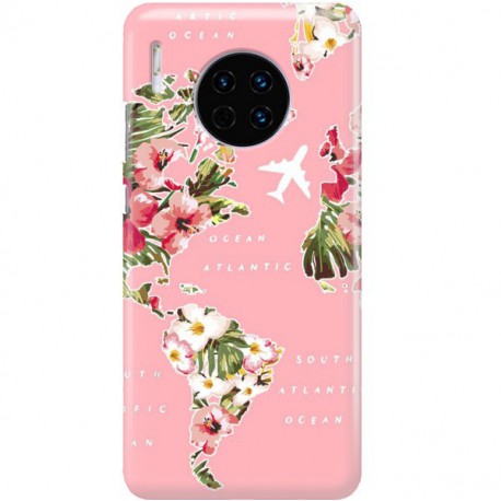 ETUI CLEAR NA TELEFON HUAWEI MATE 30 SAMOLOTEM PO ŚWIECIE