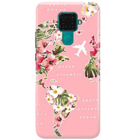 ETUI CLEAR NA TELEFON HUAWEI MATE 30 LITE SAMOLOTEM PO ŚWIECIE