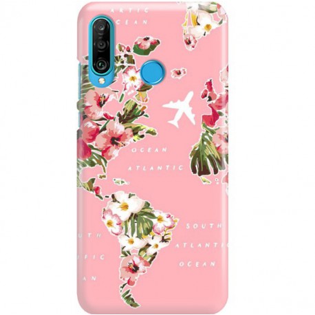 ETUI CLEAR NA TELEFON HUAWEI P30 LITE SAMOLOTEM PO ŚWIECIE