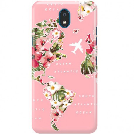 ETUI CLEAR NA TELEFON LG K30 2019 SAMOLOTEM PO ŚWIECIE