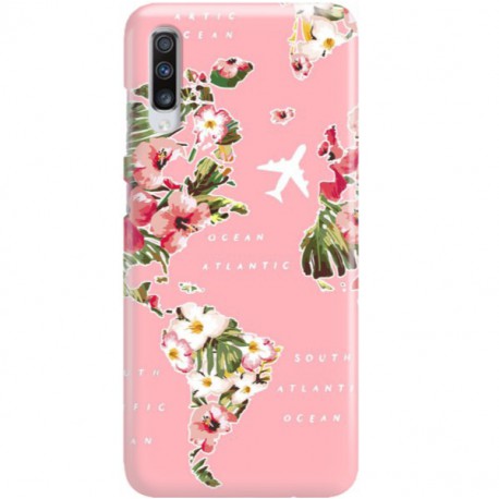 ETUI CLEAR NA TELEFON SAMSUNG GALAXY A70 SAMOLOTEM PO ŚWIECIE