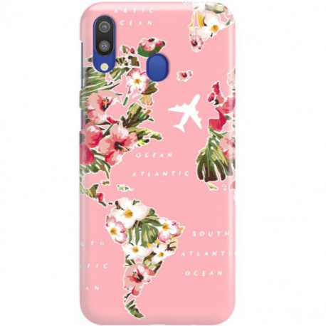 ETUI CLEAR NA TELEFON SAMSUNG GALAXY M20 SAMOLOTEM PO ŚWIECIE