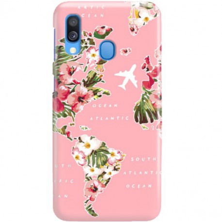 ETUI CLEAR NA TELEFON SAMSUNG GALAXY A40 SAMOLOTEM PO ŚWIECIE