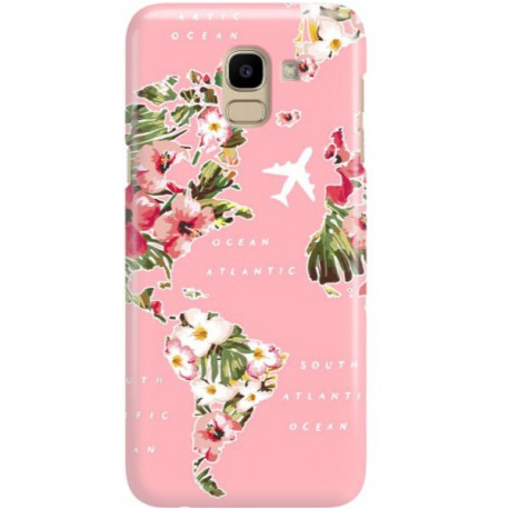 ETUI CLEAR NA TELEFON SAMSUNG GALAXY J6 2018 SAMOLOTEM PO ŚWIECIE