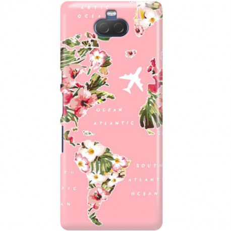 ETUI CLEAR NA TELEFON SONY XPERIA 10 SAMOLOTEM PO ŚWIECIE