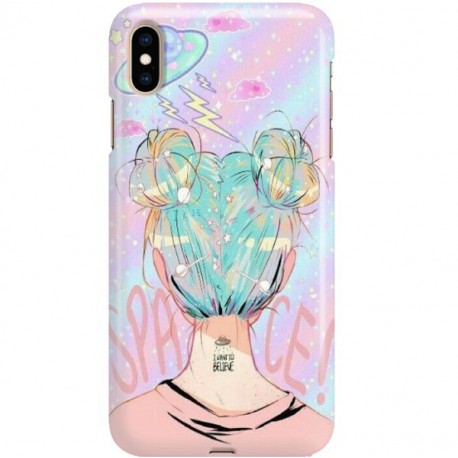ETUI CLEAR NA TELEFON APPLE IPHONE XS MAX SPACE HAIR