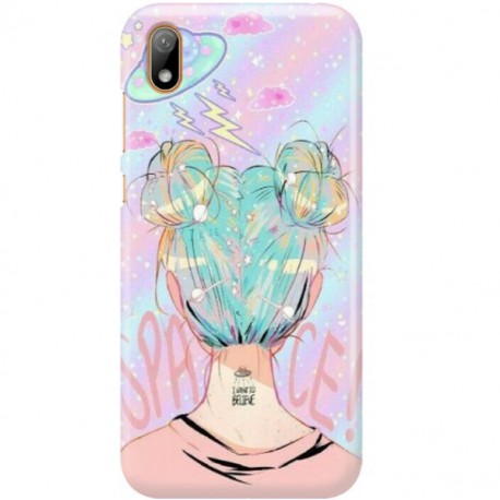 ETUI CLEAR NA TELEFON HUAWEI Y5 2019 SPACE HAIR