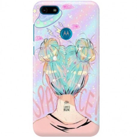 ETUI CLEAR NA TELEFON MOTOROLA MOTO E6 PLAY SPACE HAIR