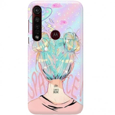 ETUI CLEAR NA TELEFON MOTOROLA MOTO G8 PLUS SPACE HAIR